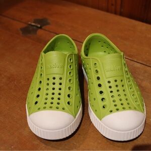 Native Kids Green Slip-On Shoes